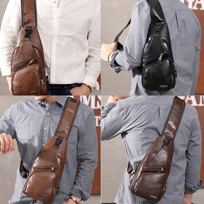 Stylish Men’s Chest Bag Pack - Ideal Travel Sport Shoulder Sling Backpack for Outdoor Adventures
