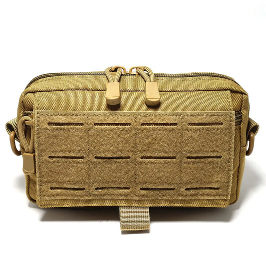 Tactical EDC Waist Bag - Versatile MOLLE Accessory for Outdoor Adventures, First Aid, and Everyday Carry