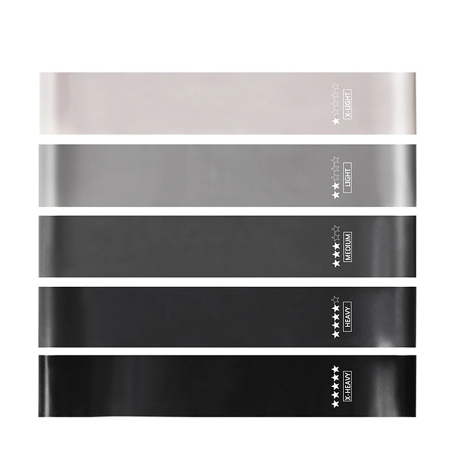 Elevate Your Home Workouts with Our 5-Level Fitness Elastic Resistance Bands for Yoga, Pilates, and Strength Training
