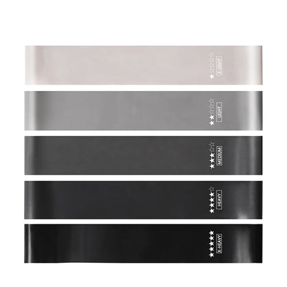Elevate Your Home Workouts with Our 5-Level Fitness Elastic Resistance Bands for Yoga, Pilates, and Strength Training