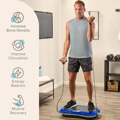 Transform Your Fitness Journey with the Waver Vibration Plate – Ultimate Full-Body Workout Machine for Muscle Activation and Fat Loss